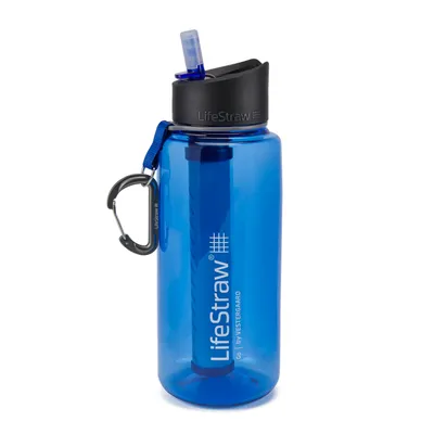 Produktbild von LifeStraw Wasserfilterflasche Go 1 Liter-Blau