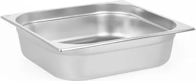 Zdjęcie produktu dla Pojemnik TECHNICA GN 2/3 100 mm wykonany ze stali nierdzewnej | Pojemnik gastronomiczny sztaplowany | Taca kuchenna ze stali nierdzewnej | Odporny na temperaturę -40 °C do 300 °C | Gastronorm