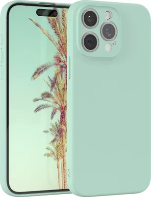 Produktbild von EAZY CASE - TPU Hülle für Apple iPhone 15 Pro Max, TPU Case stoßfeste Handyhülle, weiches Cover mit Kameraschutz, Silikonhülle in Grün
