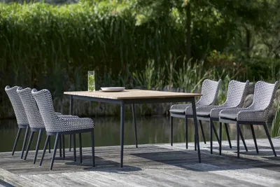 Produktbild von Niehoff Luna Gartentisch Aluminium/Teak
