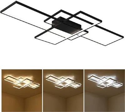 Produktbild von Deckenleuchten Deckenleuchte Dimmbar, 65W, mit Fernbedienung, 105*60*H8cm