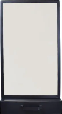 Image de Miroir LOFT42 Verona - Tiroir - Noir - Métal