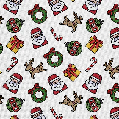 Produktbild von OUTDOOR DEKOSTOFFE OXFORD - Motiv Weihnachtsferien | DX1934