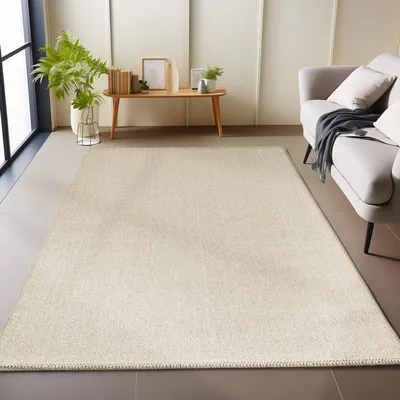 Image de Carpetsale24 Tapis pour Salon Uni Mélangé Design Bouclé à Boucles Poils Courts Moderne Résistant et Facile à Entretenir, Taille: 60x100 cm
