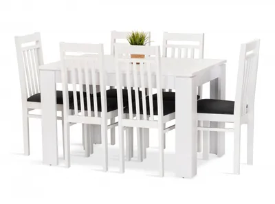 Obrázek produktu pro Jídelní sestava DOROTA  stůl + 6 židlí