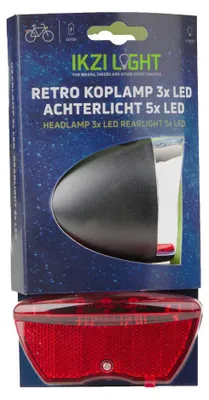 Productafbeelding van Retro verlichting, batterij, LED, zwart