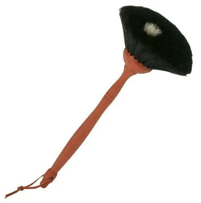 Produktbild von Bürstenhaus Redecker Staubpinsel Möbelpinsel aus Ziegenhaar Schwarz (34cm)