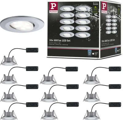 Produktbild von Paulmann LED Einbauleuchte Calla Basisset schwenkbar