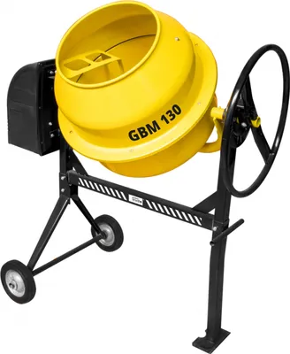 Zdjęcie produktu dla GÜDE GBM 130 L Betoniarka Mieszarka do zaprawy Mieszarka do cementu Maszyna do mieszania betonu