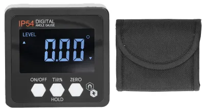 Produktbild von Digitaler Neigungsmesser mit magnetischem, wasserdichtem (IP54) elektronischem Winkelmesser und 4x90¡ã-Winkelmesser