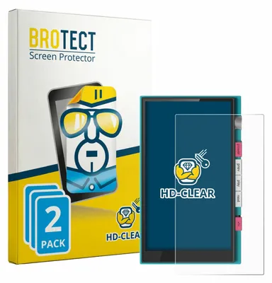 Produktbild von 2x Für Hiby Digital M500 Schutzfolie BROTECT Displayschutz Display Schutz Folie Klar Transparent