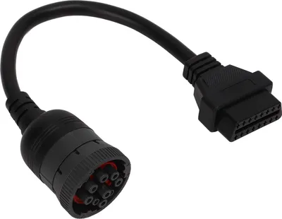 Obrázek produktu pro 9PIN samice na 16pinový konektor OBDII Kabel J1939 Rozhraní diagnostického adaptéru pro nákladní automobily