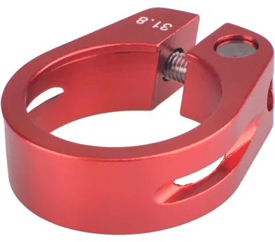 Obrázek produktu pro Hodinová objímka pro sedlovku, 31,8 mm, červená, hliníková slitina, pro horská kola a závodní kola