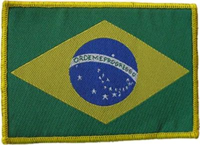 Produktbild von Aufnäher - Brasilien - Flagge - Patch