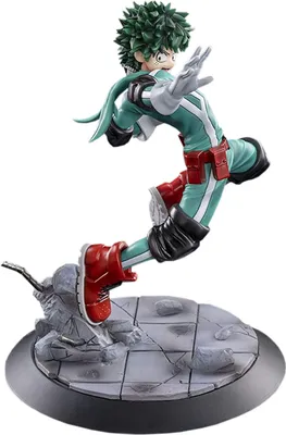 Obrázok produktu pre TSUME Xtra Izuku Deku Midoriya s vymeniteľnou hlavou | My Hero Academia figure | 17 cm