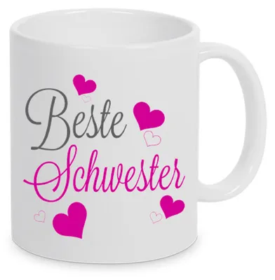 Produktbild von TassenKing™ - Beste Schwester - Tasse - Kaffeetasse - Tasse mit Spruch