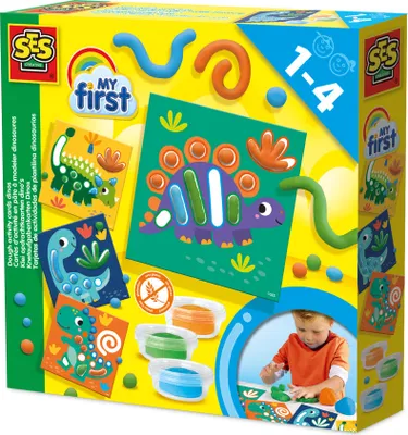 Produktbild von SES Meine erste Knete Dino Aktivitt Karten 14409 44098