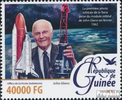 Produktbild von Briefmarken Guinea 2016 Mi 11567 (kompl. Ausgabe) postfrisch John Glenn