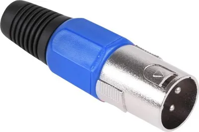 Image de WTY0054C Connecteur mâle bleu pour microphone