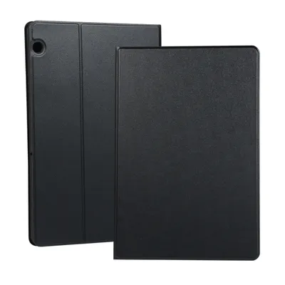 Produktbild von Mobigear Folio Huawei MediaPad T5 10.1 Hülle Stoff Klapphülle - Schwarz