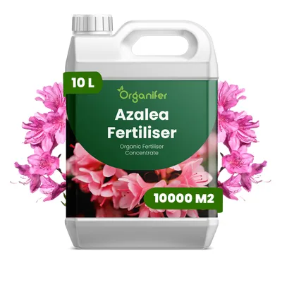 Zdjęcie produktu dla Azalka Nawóz Płynny 10 L – 3-4-3 NPK – Do Kvitnúce Rośliny – Do Bujne Kwiaty i Silne Korzenie – Podporuje Vitalitu i Zdrowe Listy – Organifer