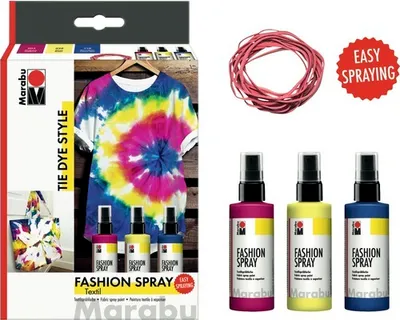 Obrázok produktu pre Marabu Fashion Spray Tie Dye Style 100 ml sada 3 ks