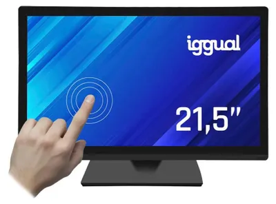 Produktbild von iggual MTL21PX, 54,6 cm (21.5"), 1920 x 1080 Pixel, Full HD, 250 cd/m², Kapazitiv, 1000:1
