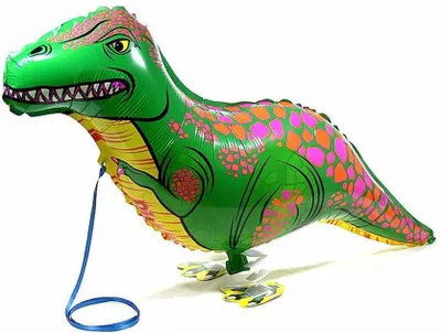 Obrázok produktu pre Fóliový balón Airwalker T-Rex dinosaurus, približne 85 x 40 cm