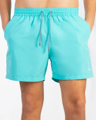 Produktbild von FaÇonnable Logo Solid Badeshorts Blau L Mann Blau L