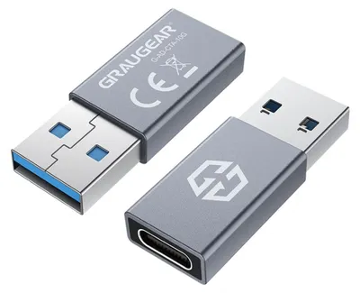 Zdjęcie produktu dla GRAUGEAR USB 3.2 Adapter Type-C zu Type-A  10 Gbit/s retail