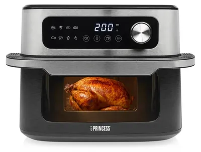 Produktbild von Princess MaxiCrisp Heißluftfritteuse, 10 L XXL-Kapazität, 1700 W, 8 Automatische