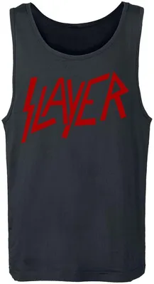Produktbild von Slayer Tank-Top Herren Logo schwarz Band-Merch, Bands 100% Baumwolle M