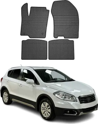 Immagine prodotto di 2013-2018 Suzuki SX4 S -Cross tappetini in gomma nera 4 pz
