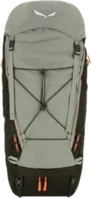 A backpack shown from the front on a white background.