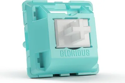 A single mechanical keyboard switch is shown against a white background.
