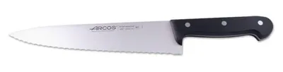 Kochmesser, 42,5 cm, Edelstahl, schwarz, spülmaschinengeeignet