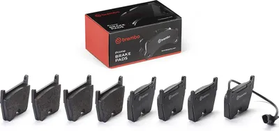 Obrázok produktu pre Sada brzdových doštičiek kotúčovej brzdy 17 mm BREMBO vhodná pre AUDI R8 a ďalšie modely