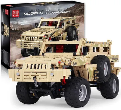 Image de Hummer tout-terrain Mould King 13131 - 2028 pièces, modèle à l'échelle 1:8, compatible avec les commandes RC