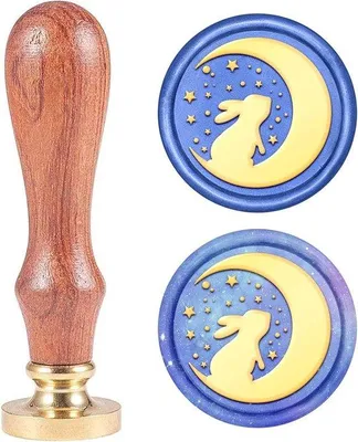 Immagine prodotto di Timbro vintage in Vetroceramica per sigilli in cera, ideale per lettere, inviti e decorazioni nuziali