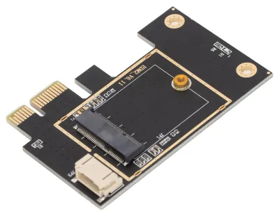 Image de Adaptateur réseau NGFF M2 vers PCIe Plug-and-Play pour carte réseau sans fil
