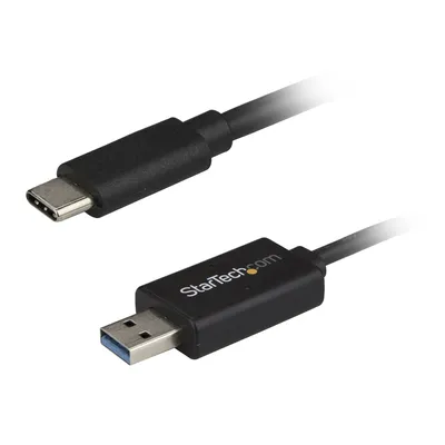 Obrázek produktu pro StarTech.com USBC3LINK, 2 m, USB A, USB C, USB 3.2 Gen 1 (3.1 Gen 1), 5 Gbit/s, Černá