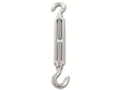 Produktbild von Spannschloss M5, Haken-Haken, Edelstahl, A4
