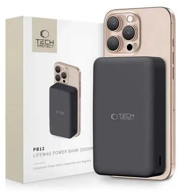 Obrázok produktu pre Tech-Protect Pb12 Lifemag Magsafe Power Bank 20000Mah Black