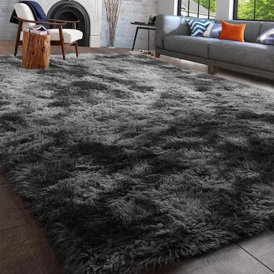 Produktbild von Flauschige Teppiche Hochflor Shaggy Teppich Langflor Wohnzimmer Pflegeleicht DHL