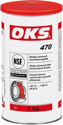 Productafbeelding van OKS Allround hoogwaardige vetstof 470 wit, 1 kg blik - 1136900443