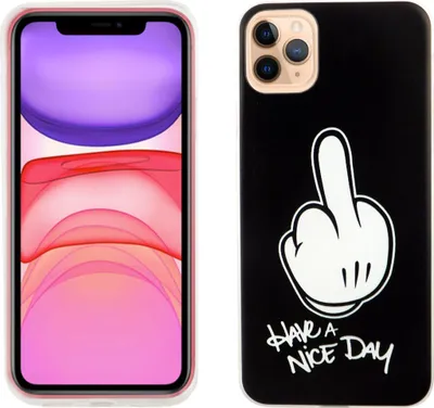 Produktbild von Apple iPhone 11 Pro Handy Hülle Schutz-Case Cover Bumper Have a nice day