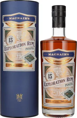 Produktbild von MacNair's 15 Years Old Exploration Rum Panama 46% Vol. 0,7l in Geschenkbox