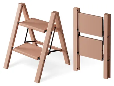 Productafbeelding van Opvouwbare Aluminium Ladder met 2 Treden