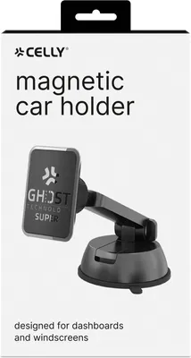 Zdjęcie produktu dla Celly GHOSTSUPERDASH, Telefon komórkowy/Smartfon, Uchwyt pasywny, Samochód, Czarny