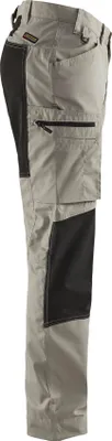 Image de Pantalon maintenance polycoton stretch beige/noir T54 - BLÅKLÄDER - 145918452799C60